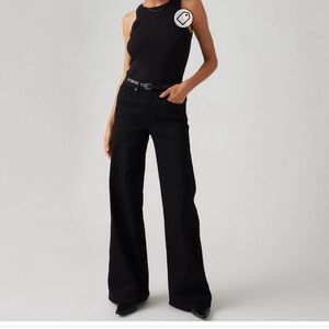 Levis 318 shaping wide leg jeans